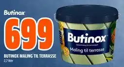 Obs Bygg BUTINOX MALING TIL TERRASSE tilbud