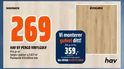Obs Bygg HAV BY PERGO VINYLGULV tilbud