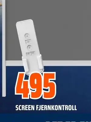 Obs Bygg SCREEN FJERNKONTROLL tilbud