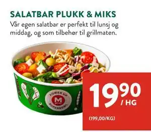 Jacobs SALATBAR PLUKK & MIKS tilbud