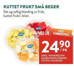 Jacobs KUTTET FRUKT SMÅ BEGER tilbud