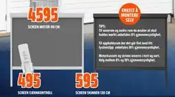 Obs Bygg SCREEN SKINNER 130 CM tilbud