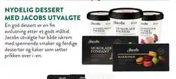 Jacobs NYDELIG DESSERT MED JACOBS UTVALGTE tilbud