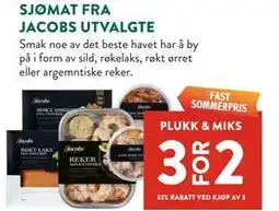 Jacobs SJØMAT FRA JACOBS UTVALGTE tilbud