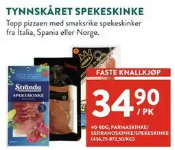 Jacobs TYNNSKÅRET SPEKESKINKE tilbud