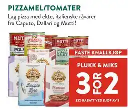 Jacobs PIZZAMEL/TOMATER tilbud