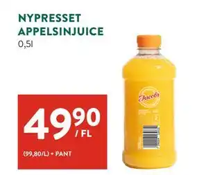 Jacobs NYPRESSET APPELSINJUICE tilbud