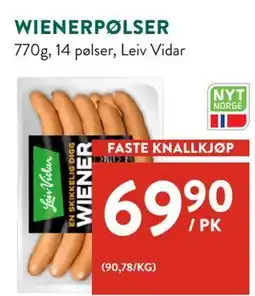 Jacobs WIENERPØLSER tilbud