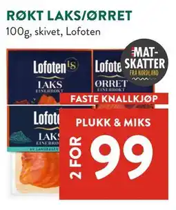 Jacobs RØKT LAKS/ØRRET tilbud