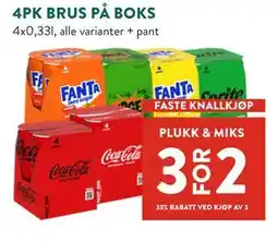 Jacobs 4PK BRUS PÅ BOKS tilbud