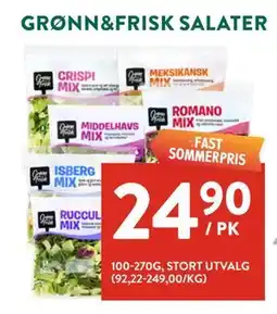Jacobs GRØNN&FRISK SALATER tilbud
