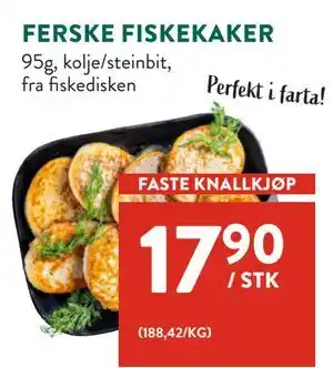 Jacobs FERSKE FISKEKAKER tilbud