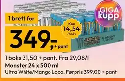 Gigaboks Monster 24 x 500 ml tilbud