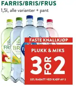 Jacobs FARRIS/BRIS/FRUS tilbud