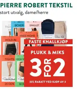 Jacobs PIERRE ROBERT TEKSTIL tilbud