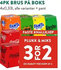 Jacobs 4PK BRUS PÅ BOKS tilbud