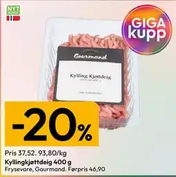 Gigaboks Kyllingkjøttdeig 400 g tilbud