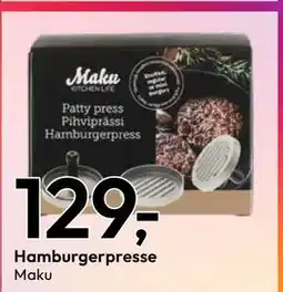 Gigaboks Hamburgerpresse tilbud