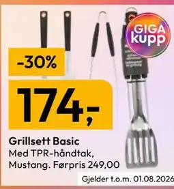 Gigaboks Grillsett Basic tilbud