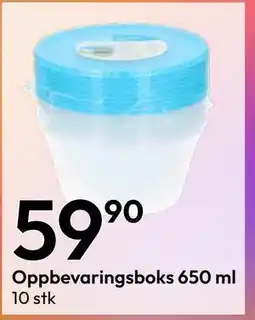Gigaboks Oppbevaringsboks 650 ml tilbud