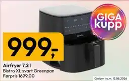 Gigaboks Airfryer 7,2 l tilbud