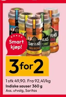 Gigaboks Indiske sauser 360 g tilbud
