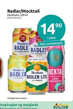 Joker Radler/Mocktail tilbud