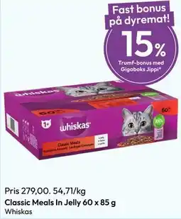 Gigaboks Classic Meals In Jelly 60 x 85 g tilbud