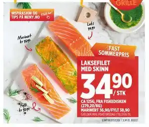 LAKSEFILET MED SKINN