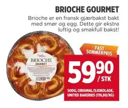 Meny BRIOCHE GOURMET tilbud