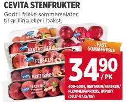 Meny CEVITA STENFRUKTER tilbud