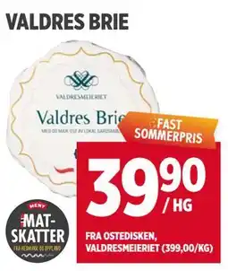 Meny VALDRES BRIE tilbud