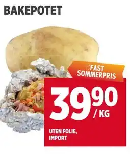 Meny BAKEPOTET tilbud