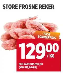 Meny STORE FROSNE REKER tilbud