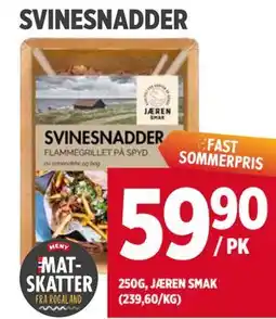 Meny SVINESNADDER tilbud