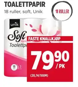 Meny TOALETTPAPIR tilbud