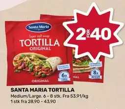 Matkroken SANTA MARIA TORTILLA tilbud