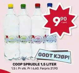 Matkroken COOP SPRUDLE 1,5 LITER tilbud