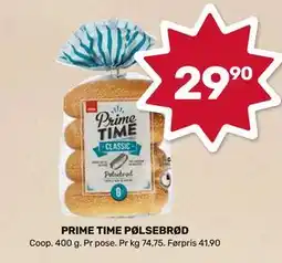Matkroken PRIME TIME PØLSEBRØD tilbud