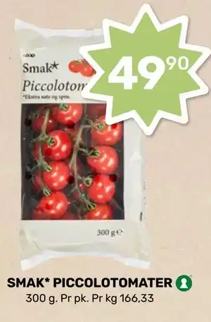 Matkroken SMAK* PICCOLOTOMATER tilbud