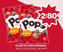 Matkroken CLOETTA POPS ORIGINAL tilbud