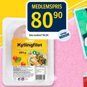 Coop Prix Kyllingfilet tilbud