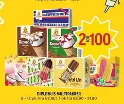 Coop Prix DIPLOM-IS MULTIPAKKER tilbud