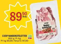 Coop Prix COOP NAKKEKOTELETTER tilbud