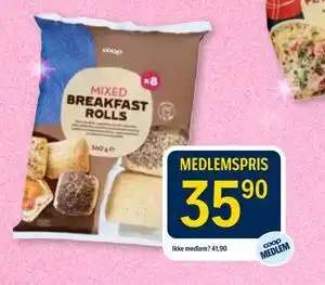 Coop Prix Mixed Breakfast Rolls tilbud