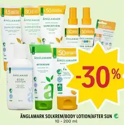 Coop Prix ÄNGLAMARK SOLKREM/BODY LOTION/AFTER SUN tilbud