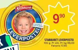 Coop Prix STABBURET LEVERPOSTEI tilbud