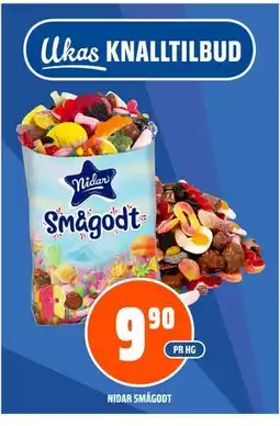Coop Obs NIDAR SMÅGODT tilbud
