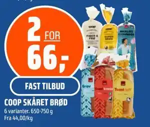 Coop Obs COOP SKÅRET BRØD tilbud