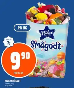 Coop Obs NIDAR SMÅGODT tilbud